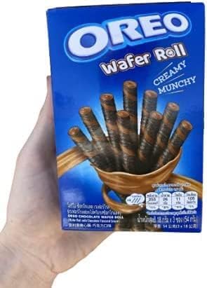 Miniatura 7 de GSS Oreo Wafer Roll Paquete variado (juego de 2)  Fresa (1.90 oz) - Chocolate (1.90 oz)