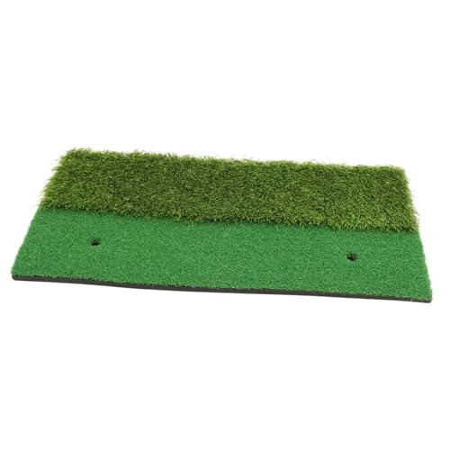 Abaodam Portable Golf Hitting Mat Practice Mat for Training Dual Color Long Short Grass for Beginners Advanced Players Realistic Simulation Durable