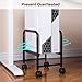 EUREKA ERGONOMIC Computer Tower Stand, Height Adjustable PC Stand for Under Desk, Mobile Rolling CPU Holer with 360° Locking Caster Wheels, Desktop Tower Cart on Floor, Desk Accessories, Steel, Black