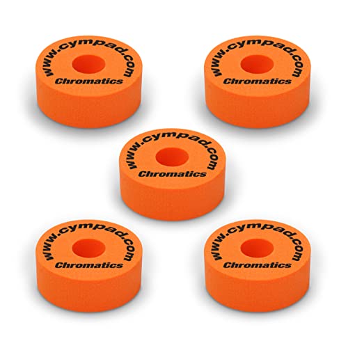 Cympad Chromatics Fieltros Para Platillos 40/15mm, Naranja (5-Piezas) Cover