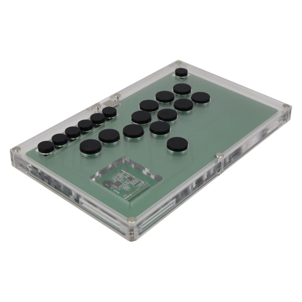 B1-PS Ultra-Thin All Buttons Hitbox Style Arcade Joystick Fight Stick Game Controller For PS4/PS3/PC Hot-Swap Cherry MX : Video Games