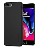 Spigen Thin Fit [2nd Generation] iPhone 8 Plus Case / iPhone 7 Plus Case with SF Coated Premium Matte Finish Coating for Apple iPhone 8 Plus (2017) / iPhone 7 Plus (2016) - Black
