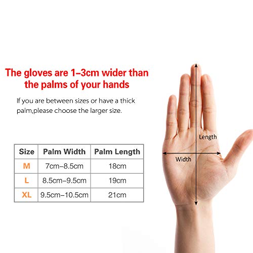 Luvas esportivas, Romacci Luvas de Trabalho Resistentes à Abrasão Anti-Perfuração Luvas de Segurança