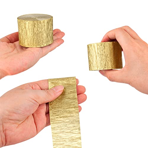 Yssai Crepe Paper Streamers 8 Rolls 656Ft Tassels Streamer Silver White Black And Gold Party Streamers Garland Hanging Backdrops Decorations For Birthday Wedding Graduation Baby Shower Party Decor #TOP3