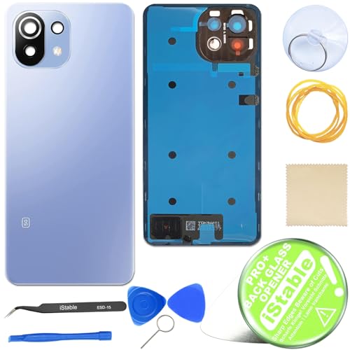 Réparer une vitre arrière Xiaomi Mi 11 Lite 5G NE cassée grâce au kit bleu complet