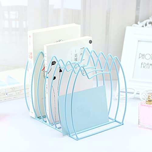 image for iplusmile Metal Wire Book Organizer Metal Wire Book Rack Vinyl Record 