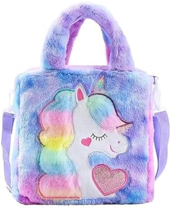 ADISA Unicorn Toddler Bag Princess Cute Crossbody Handbags Gift for Girls