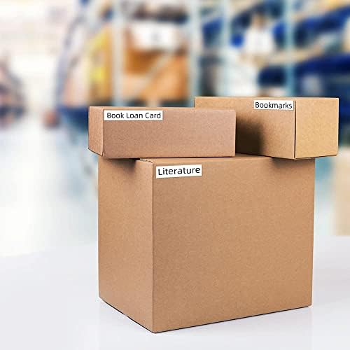 PROFICETIK Label Tape Compatible with Dymo D1 Label Tape 12mm D1 45013 S0720530 Label Maker Tape for Dymo Label Manager 160 280,5 Pack Black on White