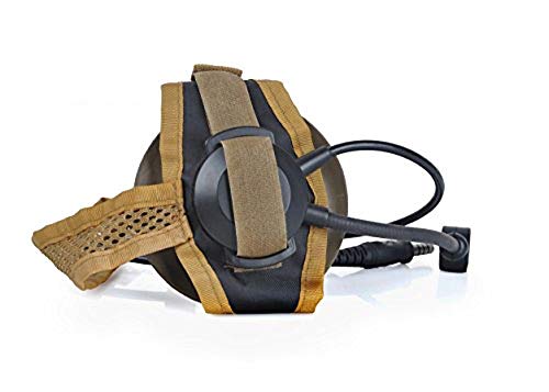 Auricular tasc1 Z-Tactical de nylon marrón con conector militar Z028