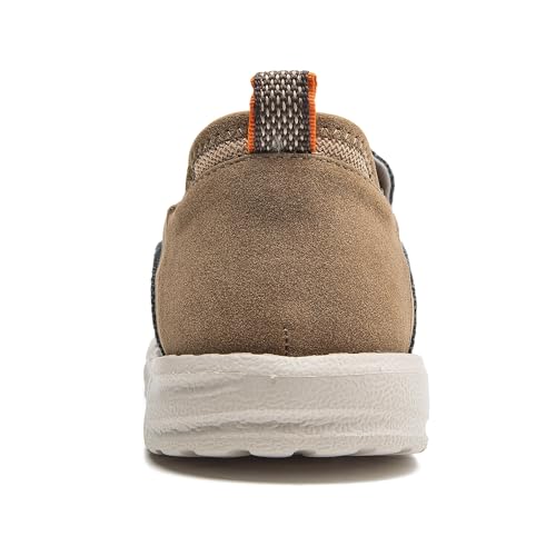Image of Men's Canvas Loafers, Slip On Casual Shoes | Hands Free, Lightweight, Comfortable, Breathable Upper, Walking Shoes, Stretch, Travel, Vacation, Everyday Wear