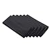 Surmente 17-Inch Polyester Cloth Napkins Linen Dinner Napkins - Set of 12 for Weddings, Banquets, or Restaurants (1-Dozen) (Black)