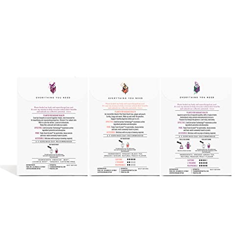 Pique Organic Fruit & Floral Tea Crystals Sampler - Beautify, Rejuvenate, Calm - 42 Single Serve Sticks (Pack Of 3) #TOP1