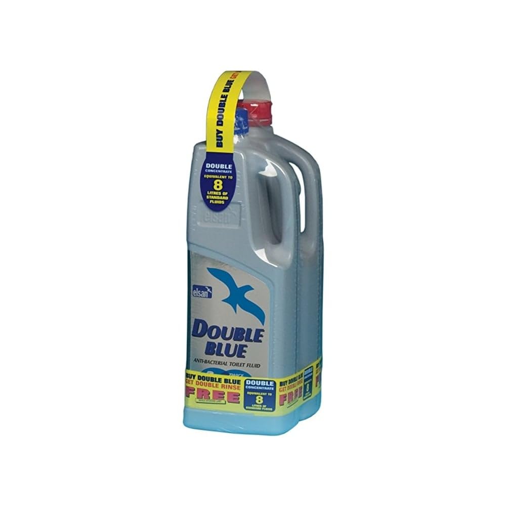 Elsan Toilet Fluid - Double Blue + Free Double Rinse (DBR02X) - 2 litres
