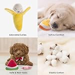 Nocciola Dog Squeaky Toys, Plush Small Dog Toys for Dogs, Stuffed Dog Toys with Squeakers,12 pcs Puppy Toys with a Carrying Bag for Small Medium Size Dogs - Image 2