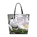 KUneh Women Wild Roses Flower Floral Blossom Petal Bloom Handle Satchel Handbags Shoulder Bag Tote Purse Messenger Bags