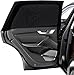 PEYOU Car Window Sun Shade,【2019 Upgrade Version】 Breathable Mesh Car Rear Side Window Shade－Universal Fit for Most of Cars－Protect Kids Pet from The Sun－Cover Full Windows－Travel E-Book－2 Pack
