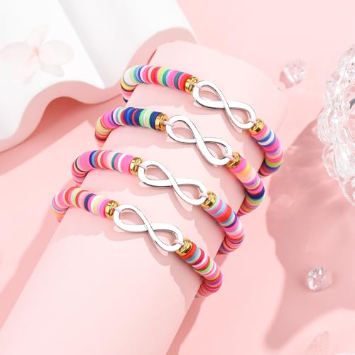 Image of 2 /3 /4 Pcs Best Friend Bracelet Heart /Butterfly /Infinity /Unicorn Matching Handmade Friendship Sister BFF Best Friends Bracelet Birthday Gifts for Her