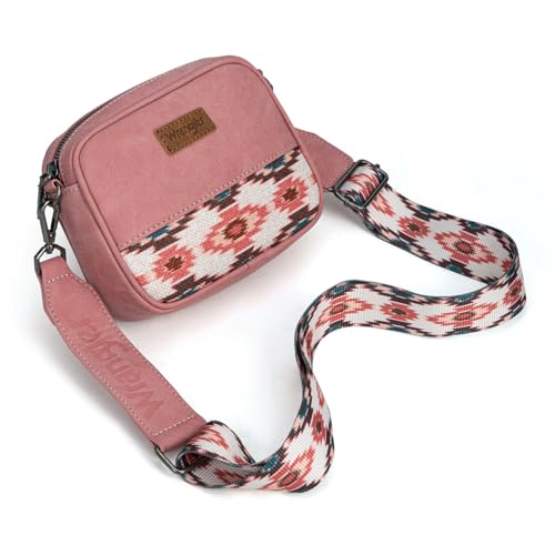 Image of Wrangler Small Crossbody Bags for Women Aztec Mini Purses with Guitar Strap | with Guitar Strap