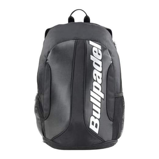 Bullpadel Mochila Avant Carbon Negro
