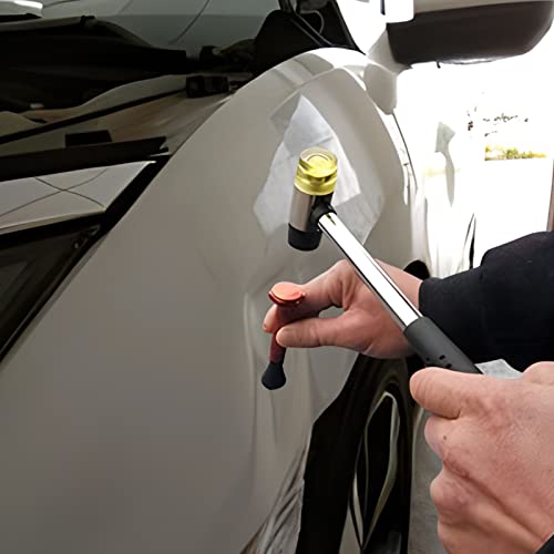 2 Pcs remoção amassados sem pintura para carro,9 Pcs Kits ferramentas reparo Dent Remoção dent Tap D