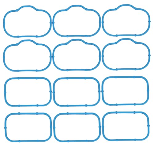 Image of Sorello Engine Intake Manifold Gaskets Lower & Upper Gasket Plenum Set Compatible with Chrysler for Dodge for Jeep for Ram 3.6L 2011-2019 - Replace MS97204 MS97205