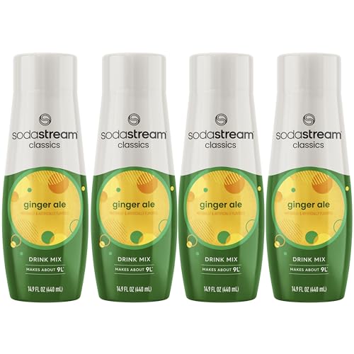 SodaStream Ginger Ale, 440ml 4-Pack
