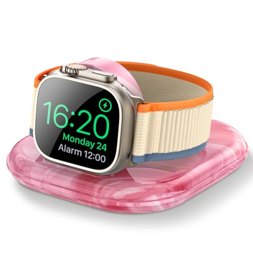 for Apple Watch Magnetic Charging Dock - Fast Magnetic Charger Stand, Compatible with Apple Watch Series 2/3/4/5/6/7/8/9/10/Ultra 1 2, Supports Nightstand Mode, Portable Design for Travel