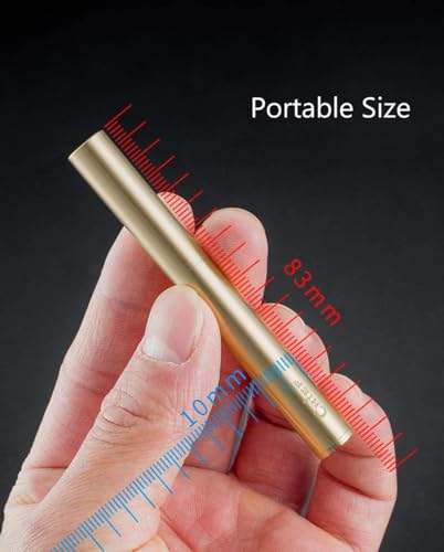 Encendedor soplete recargable 2 piezas negro zinc miniatura 5