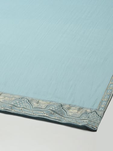 Image of Rangriti Grey Polyester Printed Dupatta - Free Size
