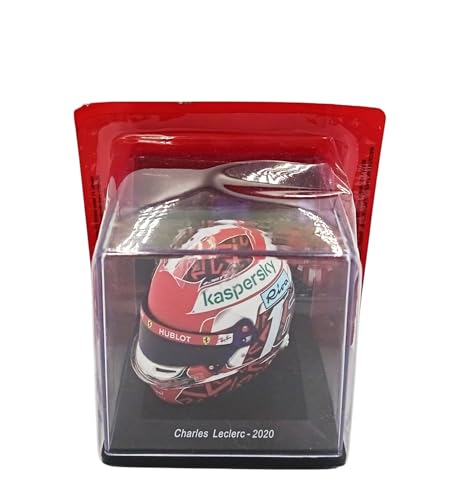 OPO 10 - Formula 1 Helmet Compatible with Ferrari F1: Charles Leclerc 2020-1/5 Scale Spark - CAS92
