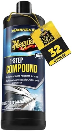 Meguiar's M67 Marine/RV One-Step Compound, 32oz
