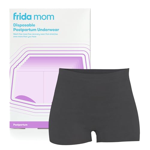Frida Mom 8pc Postpartum Underwear, Disposable Boyshort Panties, Seamless, Stretch