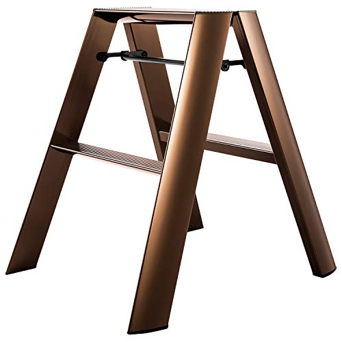 Hasegawa Ladders Lucano Step Stool Premium Edition 2 Step Bronze