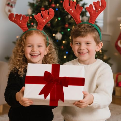 Image of Tsorode 10 Yards Red Velvet Ribbon for Christmas Tree,2 Inch