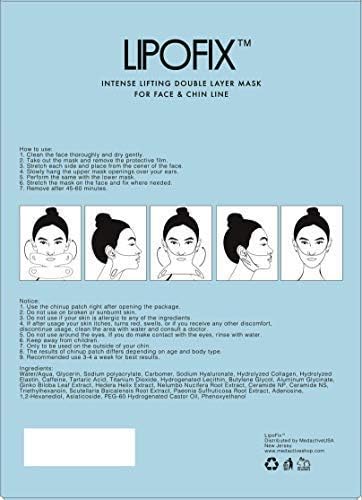 Double Chin Reducer Intense Lifting Double Layer Mask LipoFix - 5 Masks