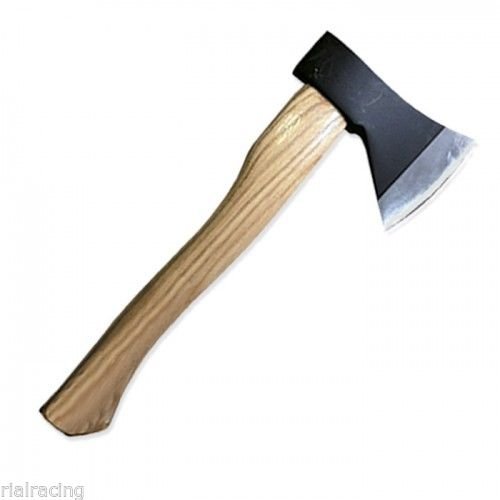 HACHA CON MANGO DE MADERA 410MM