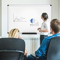 VIZ-PRO Magnetisches Whiteboard 120 x 90 cm, 2er Pack, Trocken Abwischbar – Ansicht 8