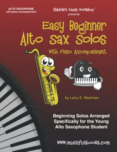 Easy Beginner Alto Saxophone Solos with Piano