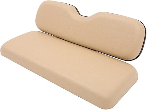AUTOMUTO Replacement Cushions for Golf Cart Rear Seat Cushions for Club Car DS and Precedent Models for EZGO, Golf Cart Rear Seat Kits Buff