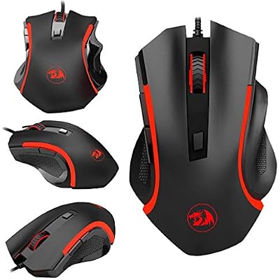 Redragon Gamer NOTHOSAUR Mouse Black M606, Unico