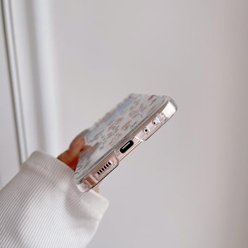 Coque Galaxy Z Flip 5 fleur de vigne coque rigide transparente premium - 6