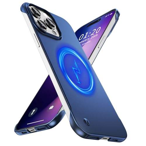 Coque magnétique iPhone 14 Pro fine et légère look premium mat