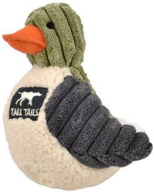 Tall Tails Squeaker Duck Sage 5" Dog Toy