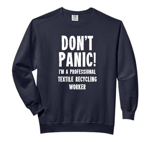 Textile Recycling Worker Comfort Colors Adult Sweatshirt