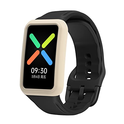 XINBOOBA Silicona Suave Funda Compatible con OPPO Watch Free Reloj Inteligente [ 2 Pack ] Cover