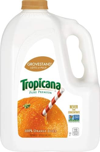 Orange Juice, Lots of Pulp, 128 oz