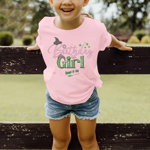 Image of LOTUCY Birthday Girl Outfit for Kids Its Me Hi Im The Birthday Girl Shirt | Birthday Party TopsToddler Kid Girls Tie Dye T-Shirt B-Day Gifts