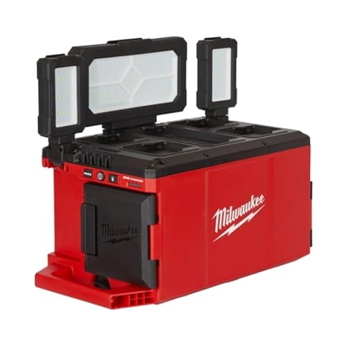 Projecteur MILWAUKEE M18 POALC 0 3000 lumens Chargeur intégré IP54 étanche - vue 4