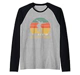 Santa Cruz CA Kalifornien Skater Skateboard Retro 80er Raglan