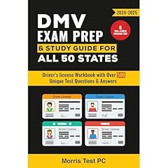 DMV Exam Prep & Study Guide for all 50 States 2024-2025 Audiolibro Por Morris Test PC arte de portada